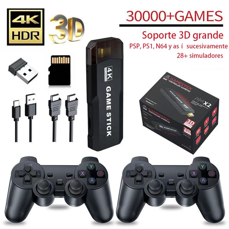 PUREPOWER X2 plus retro Game stick videojuego doméstico de alta definición