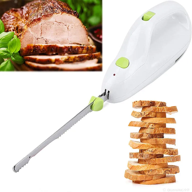 PUREPOWER Cortador de carne y pan eléctrico