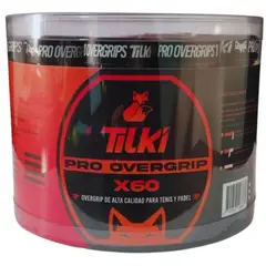 GENERICO - Overgrip Tilki Pro Perforated Blanco X60 Tenis Padel