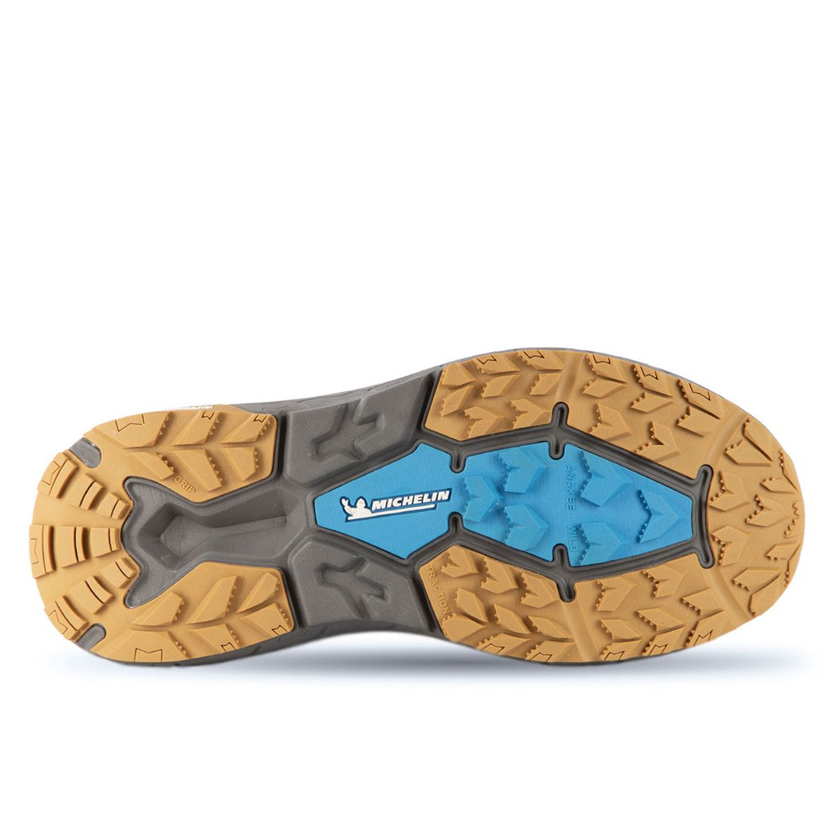 MICHELIN FOOTWEAR - Zapatillas Deportivas Trail Gris Azul Hombre Michelin Aw01
