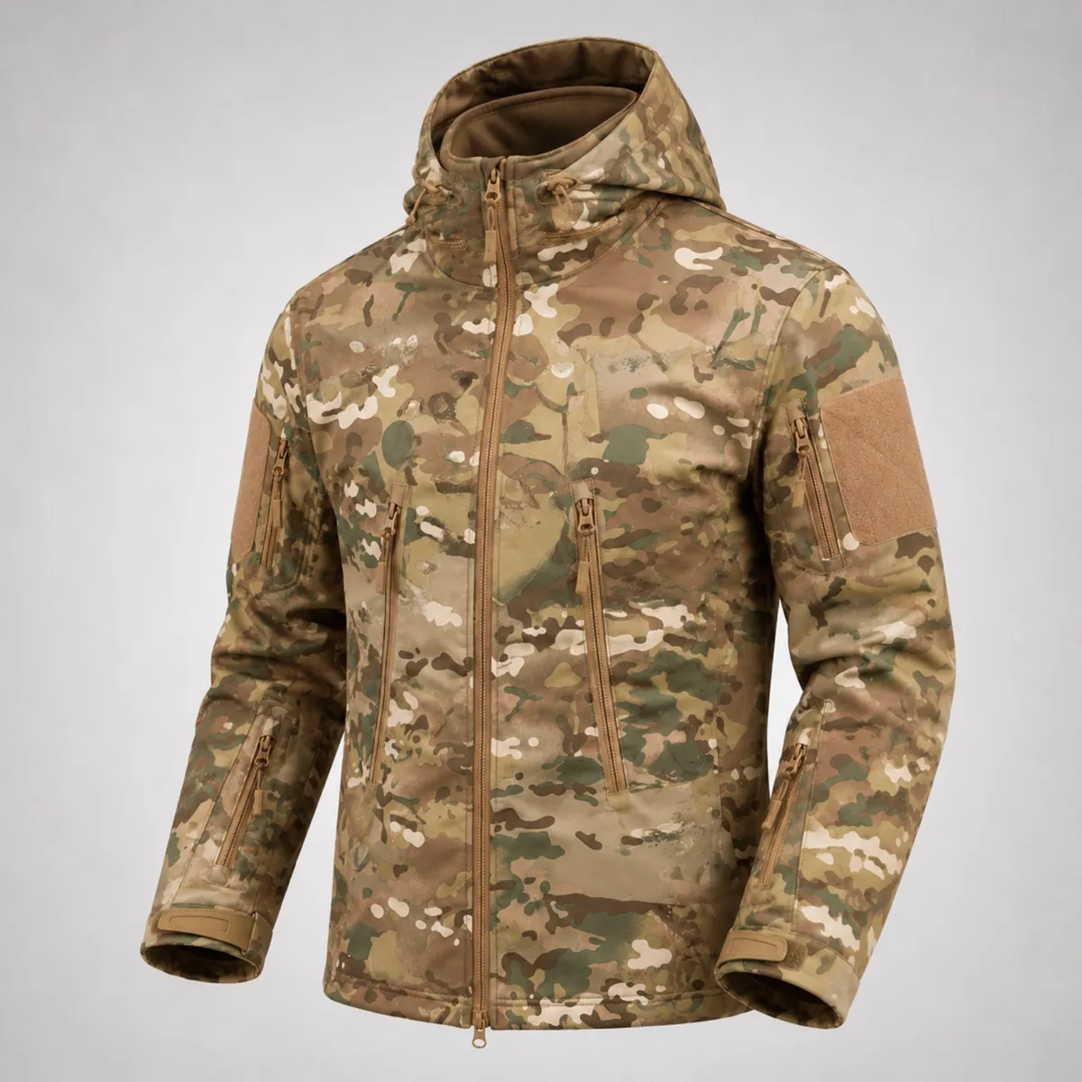 COMANDOS TACTICOS - Chaqueta Táctica Softshell Impermeable