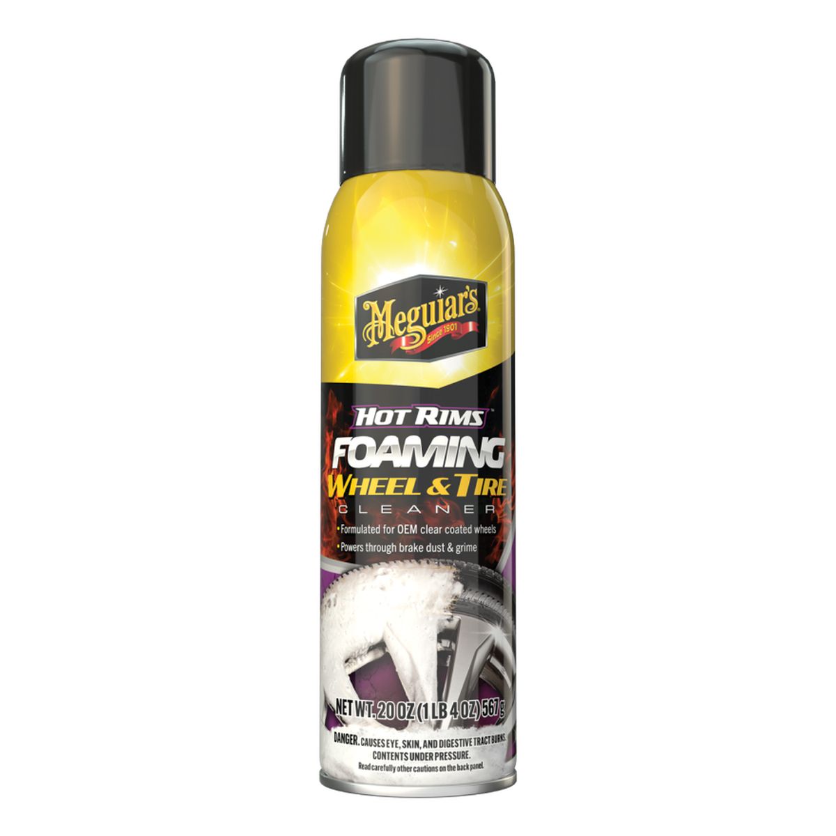 MEGUIARS - Limpiador de Llantas Hot Rims Foaming Wheel & Tire Cleaner