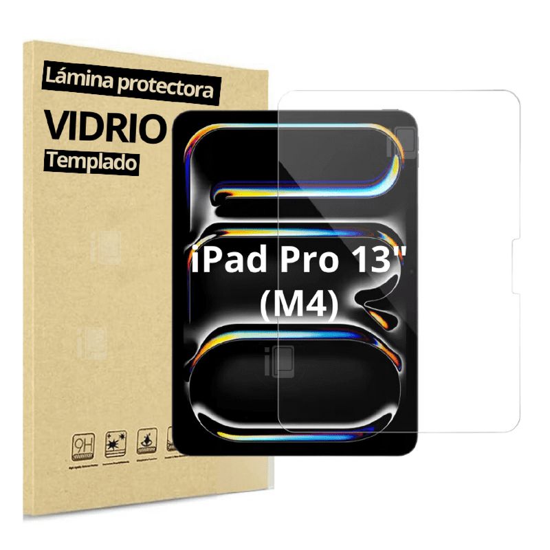 GENERICO - Mica Vidrio Templado Para iPad Pro 13 2024 M4 Kit Instalar