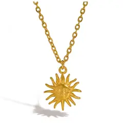 GENERICO - Collar SOL en acero inoxidable