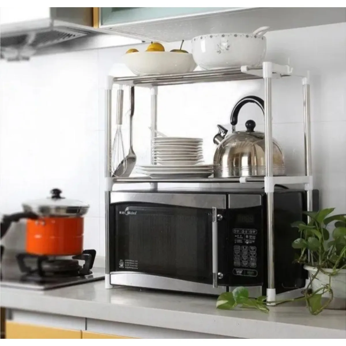 GENERICO - Rack Estante Organizador Microondas Multiusos Cocina Estante