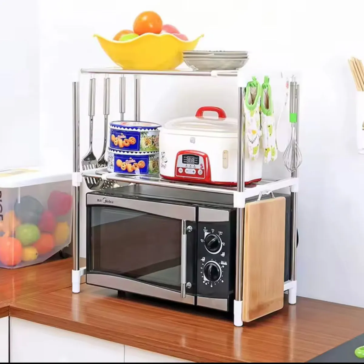 GENERICO - Rack Estante Organizador Microondas Multiusos Cocina Estante