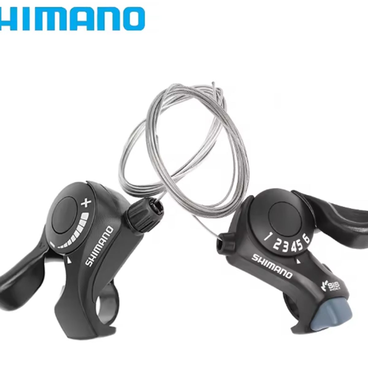SHIMANO - Manillas Cambio Shimano Sl-tx30 Tourney color negro