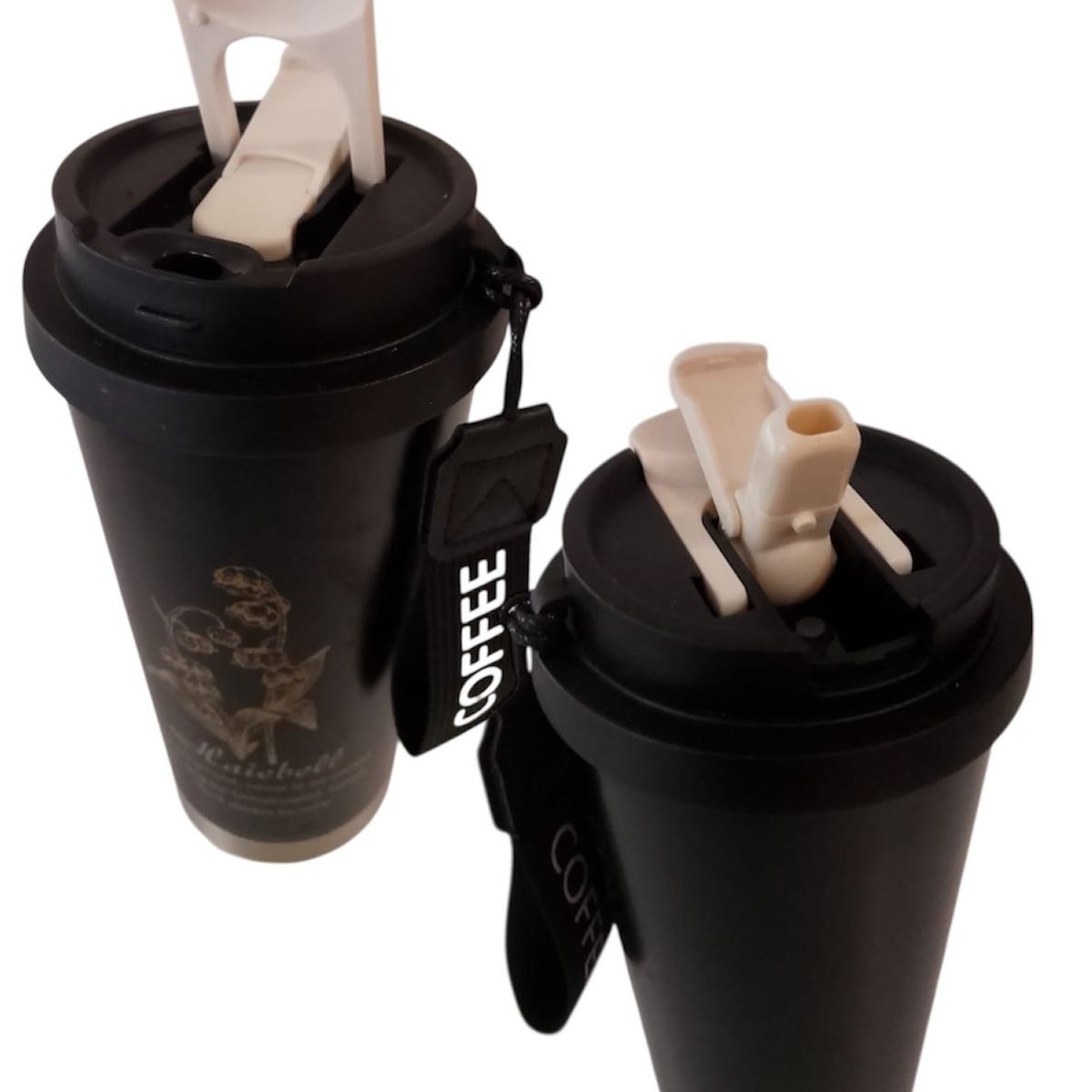 GENERICO - Vaso Térmico Termo Para Cafe Mug Acero Inoxidable Negro 530ml