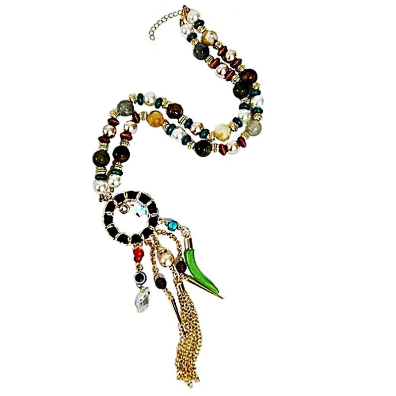 VIVAFELICIA - Collar Ají Chileno Verde