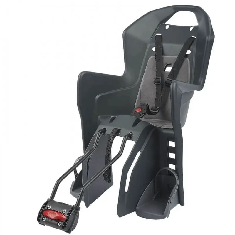 POLISPORT - Silla Bebe Niño Bicicleta Polisport Koolah Ff Rod. 29 Color Gris Oscuro