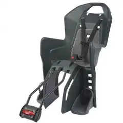 POLISPORT - Silla Bebe Niño Bicicleta Koolah Ff Rod. 29 Color Gris Oscuro