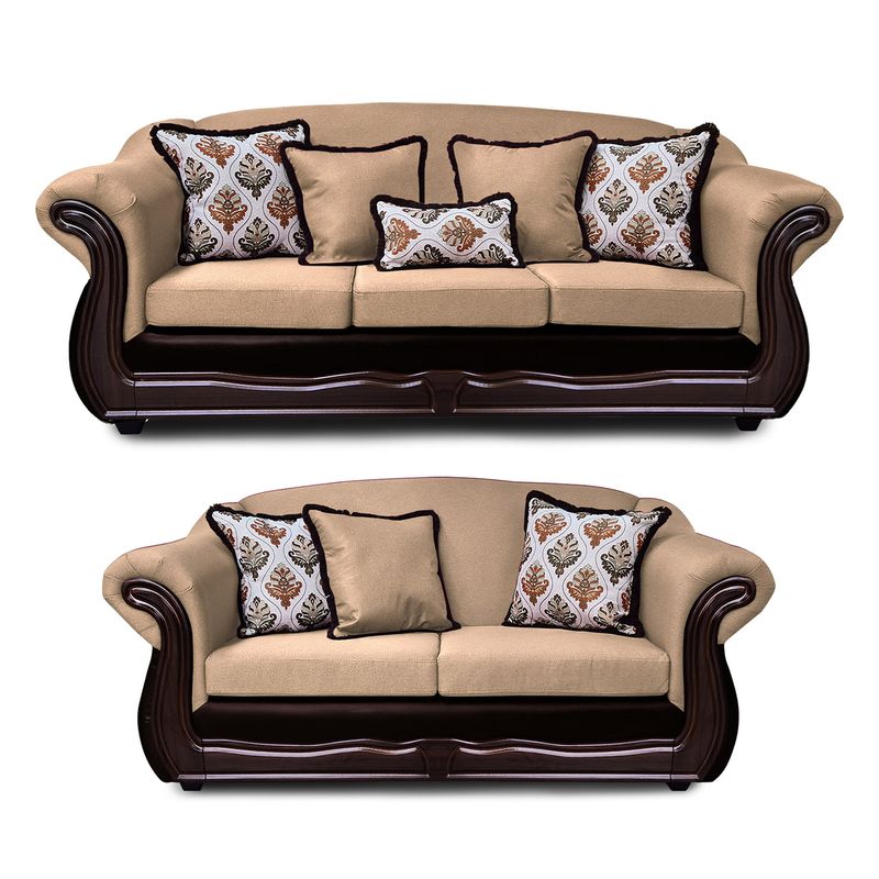 AMERICA DECORA - Living 4-3 Grand Búfalo Mixto Beige