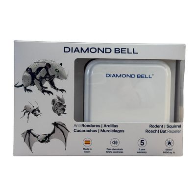 Imagen 2 del producto Repelente Anti Ratones Cucarachas Murcielagos PRO DB-06 Blanco