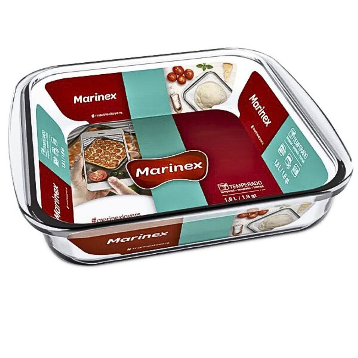 MARINEX - Asadera cuadrada 1,8 Litros