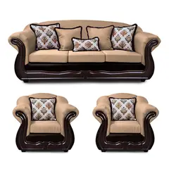 AMERICA DECORA - Living 4-1-1 Grand Búfalo Mixto Beige