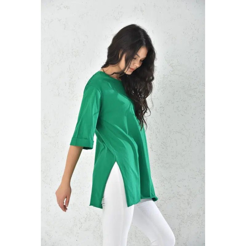 MROTTO - Polera Liso Mujer Manga Corta