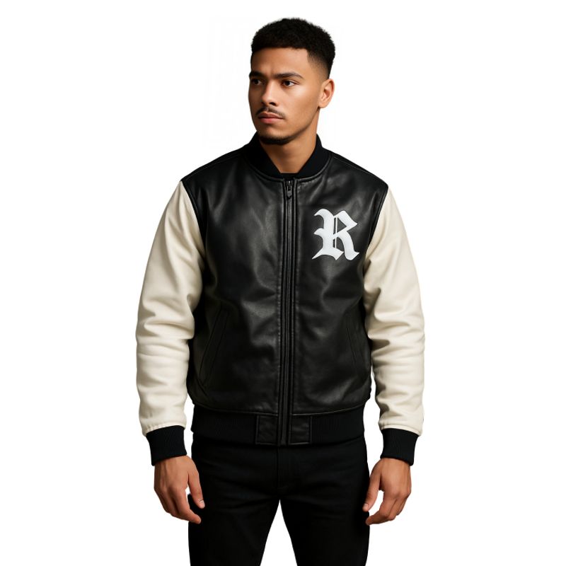 D'JOE - Chaqueta Ecocuero Hombre Roof