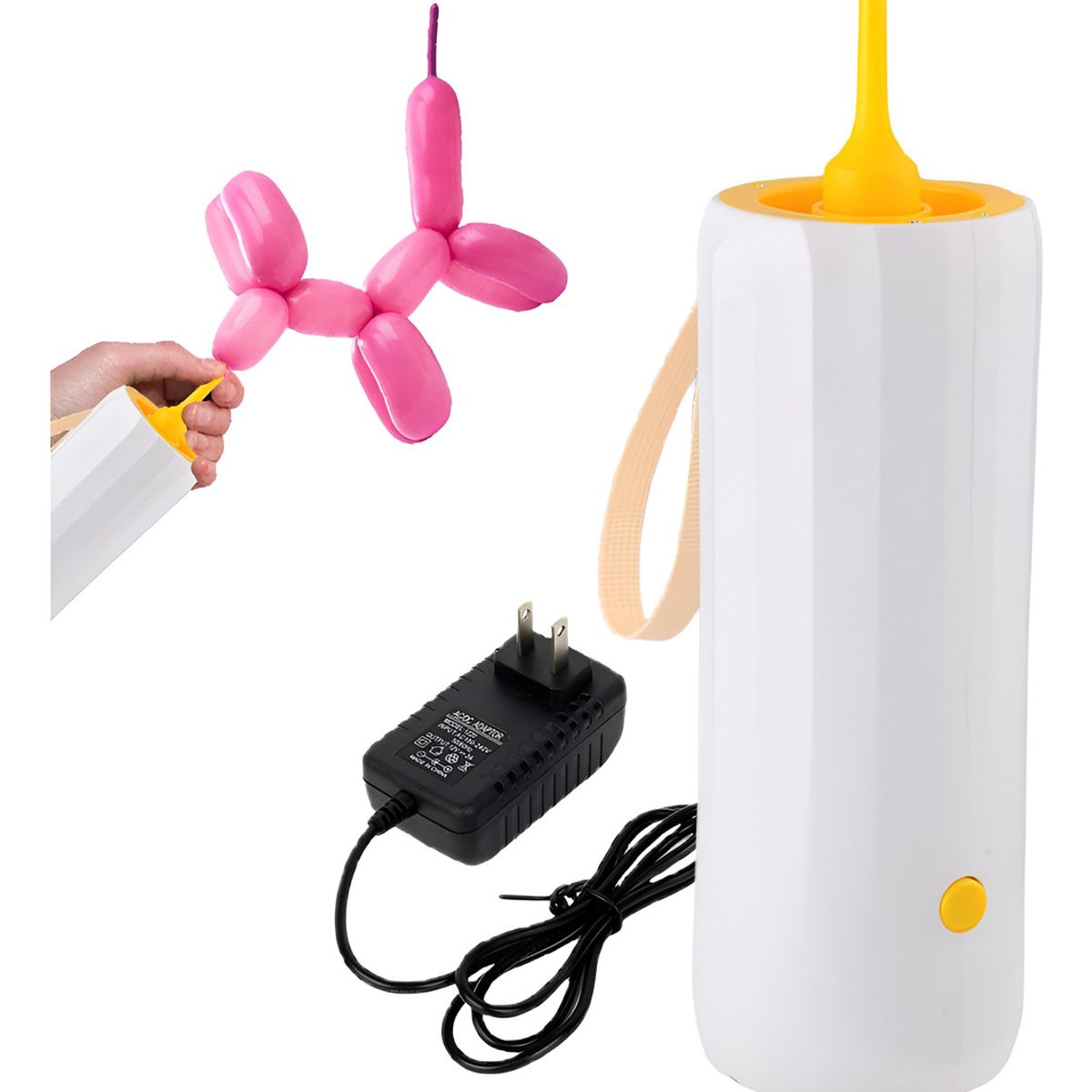 GENERICO - Inflador Eléctrico Para Globos Largos Bomba Para Fiestas