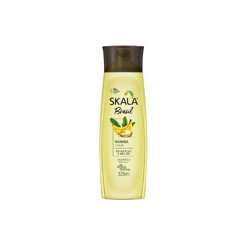 SKALA - Shampoo Skala Banana y Bacauri 325ml Nutre Aloe Vera