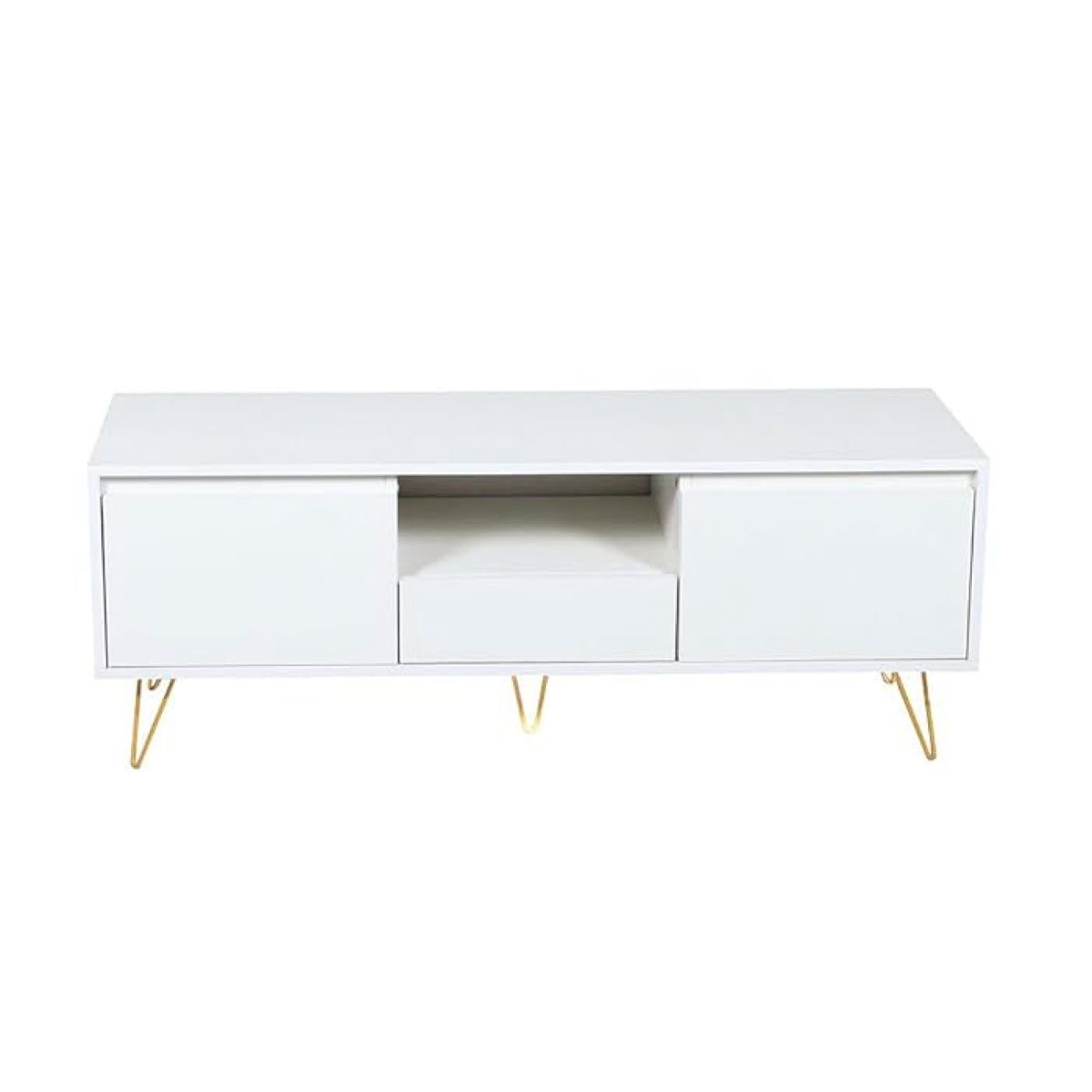 HABITA2 CHILE - BUFFET WHITE 2 CAJONES (RACK TELEVISOR)