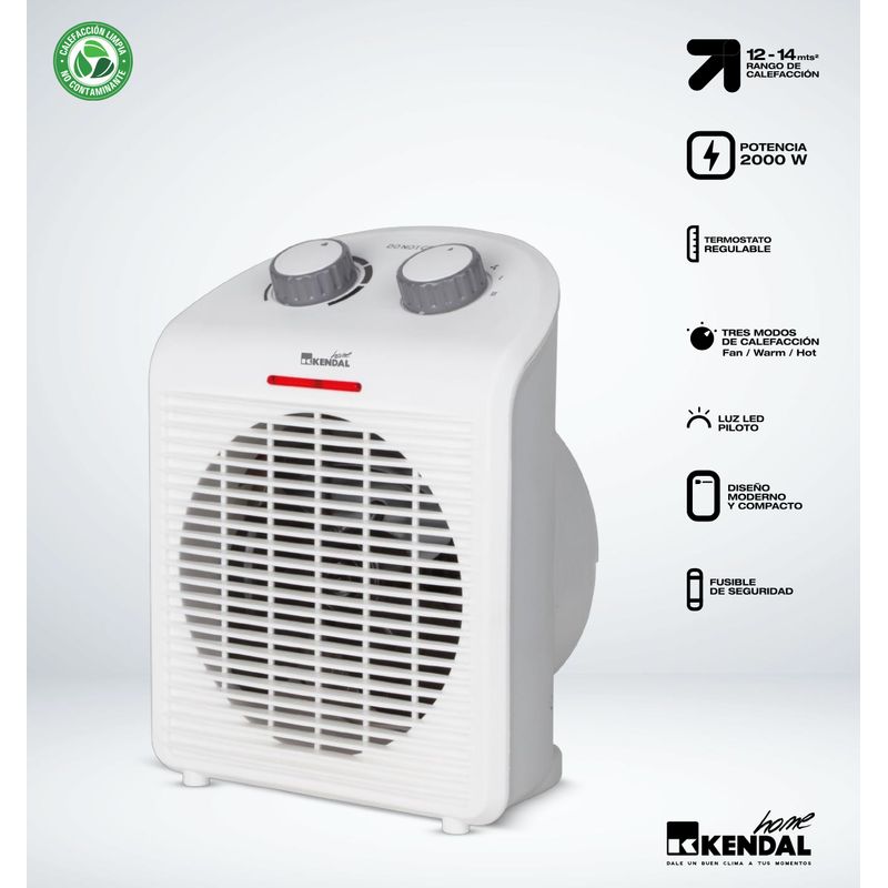 KENDAL - TERMOVENTILADOR KFH-18 KENDAL