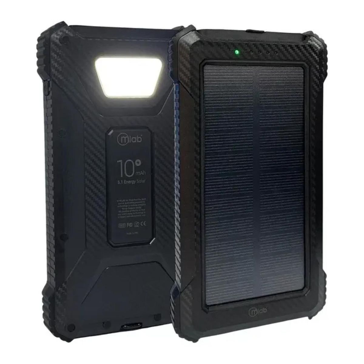 MLAB - PowerBank Cargador Portatil 10000mAh Solar 24A