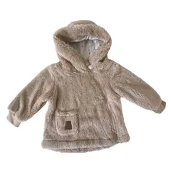 TEDMIMAK - CHAQUETA DE FELPA MARRON BEBE