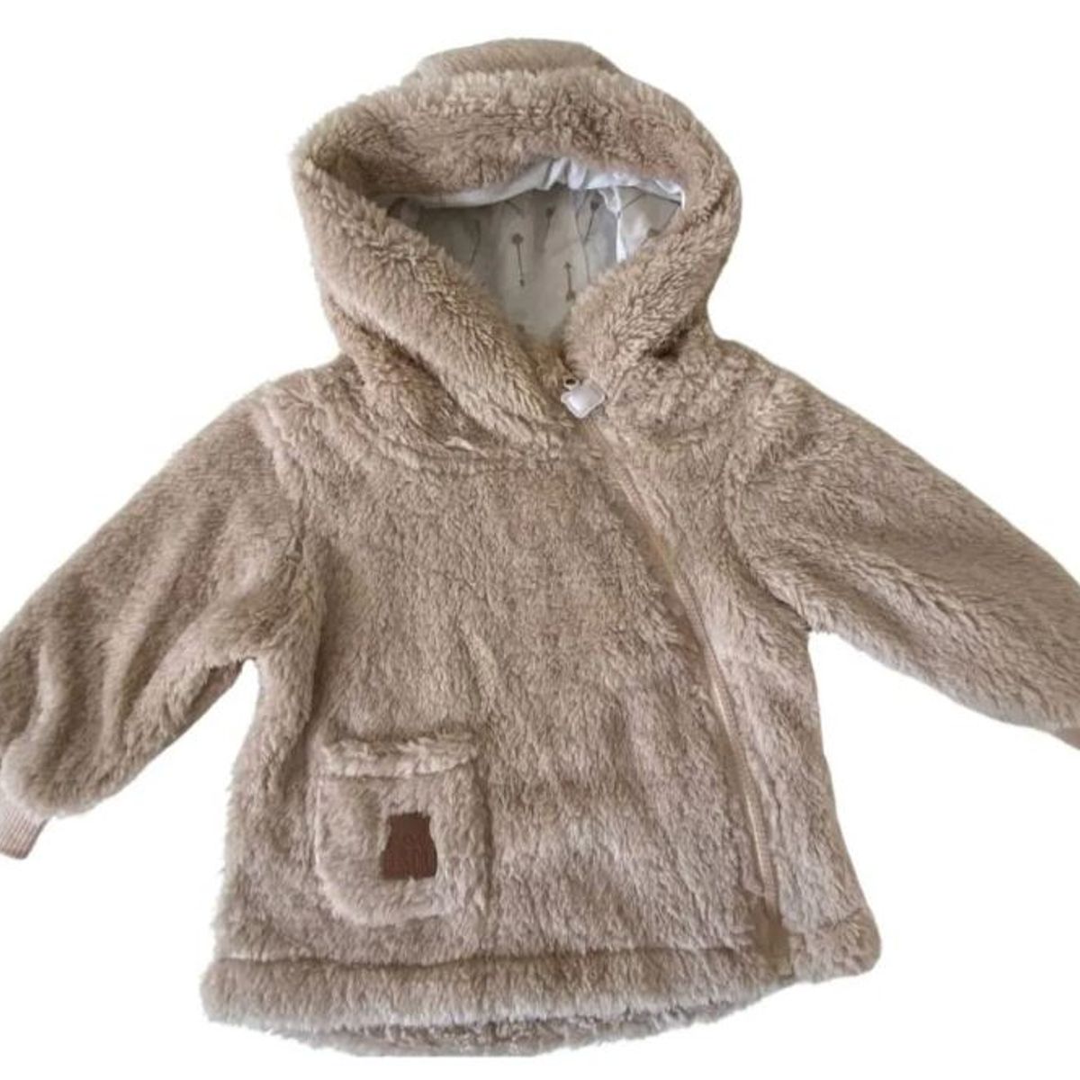 TEDMIMAK - CHAQUETA DE FELPA MARRON BEBE