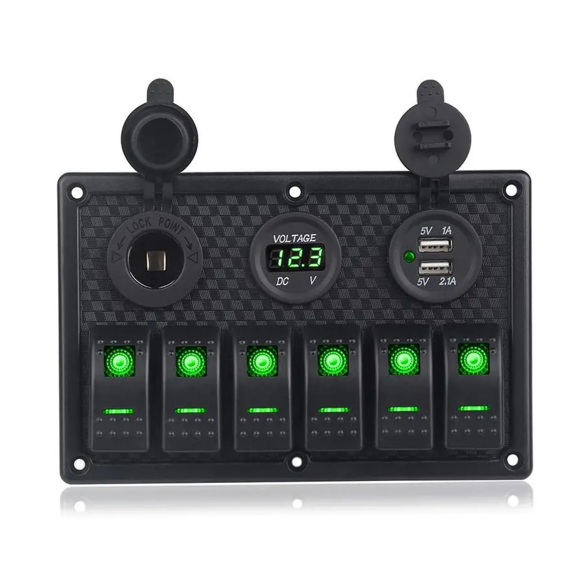 GENERICO - Panel Interruptor Led Encendido 12v A 24v