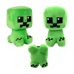 GENERICO - Peluche Minecraft Creeper 20 cm Video Juego