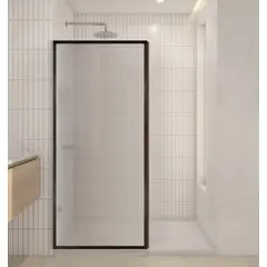 DELL ORTO - Shower Door Canale 80X190 cm Vidrio Acanalado