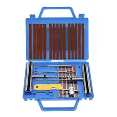GENERICO - Kit 27 Piezas Reparación Pinchazos Neumático Emergencia Auto