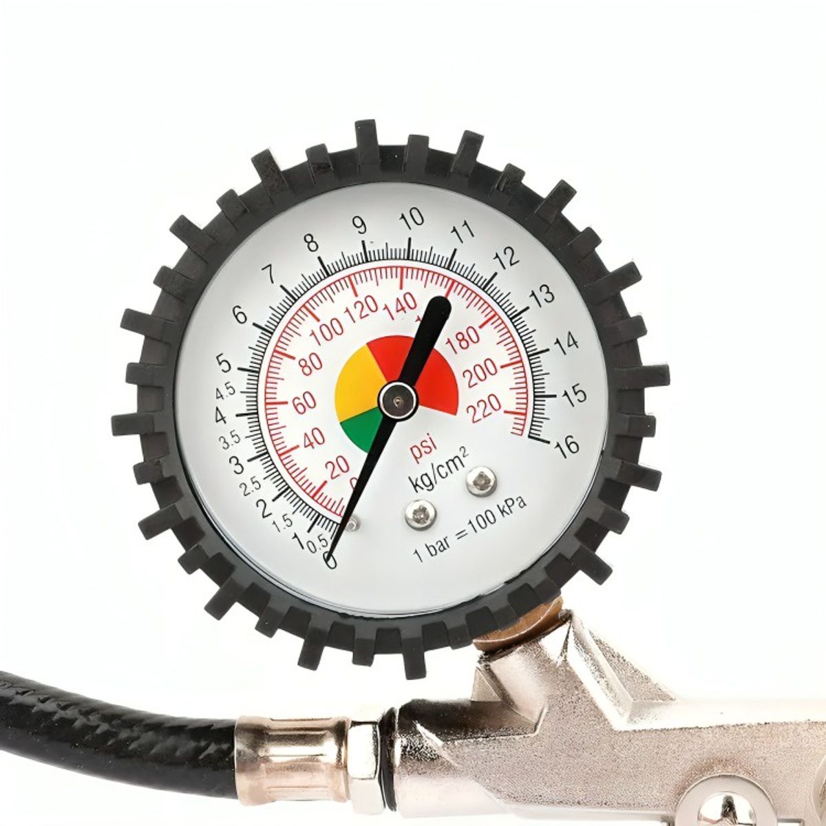 GENERICO - Pistola Para Inflar Y Calibrar Neumaticos Con Manometro
