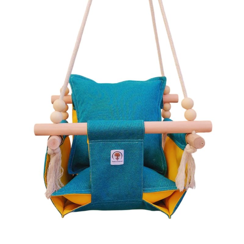 GENERICO - COLUMPIO ERGONÓMICO PARA BEBE CON CINTURON DE SEGURIDAD