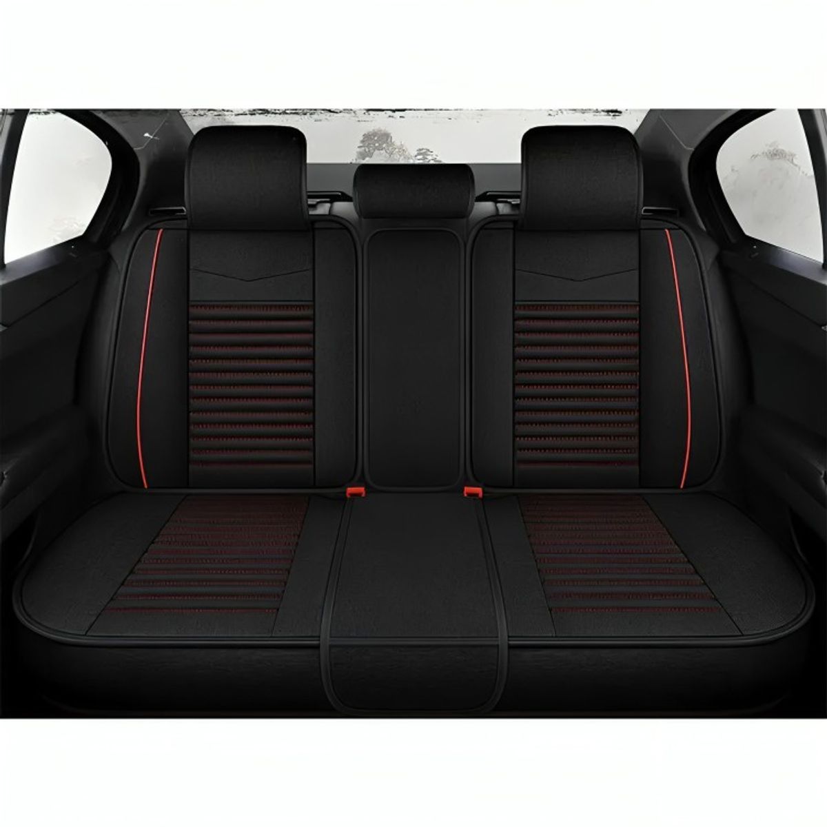 GENERICO - Set 5 Funda Cubre Asiento Universal Tela Forro Asiento