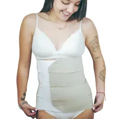 MITIMA - Faja Post Parto 4 Bandas Beige S