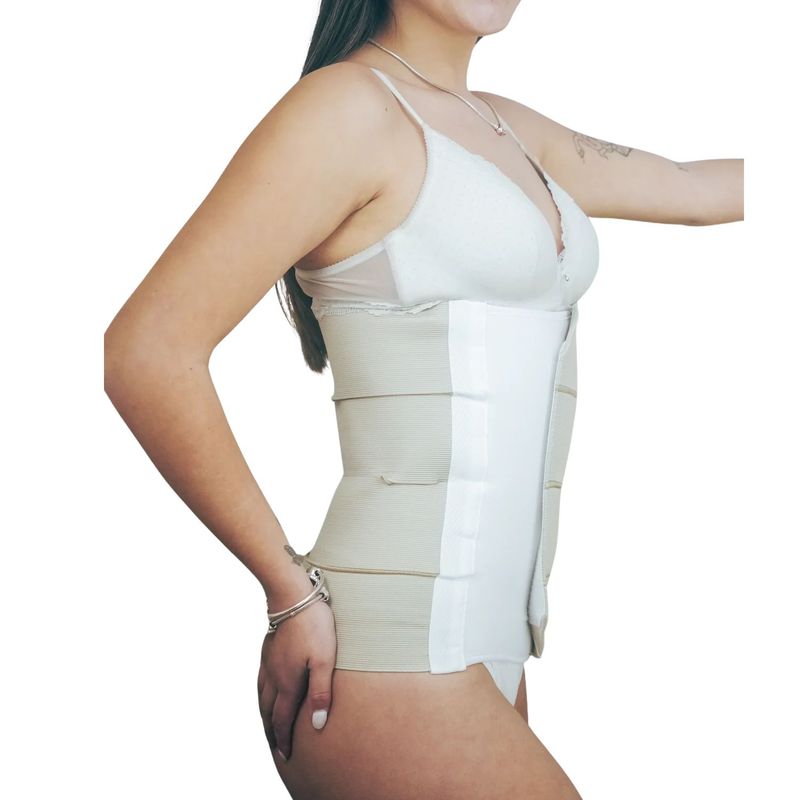 MITIMA - Faja Post Parto 4 Bandas Beige XXL