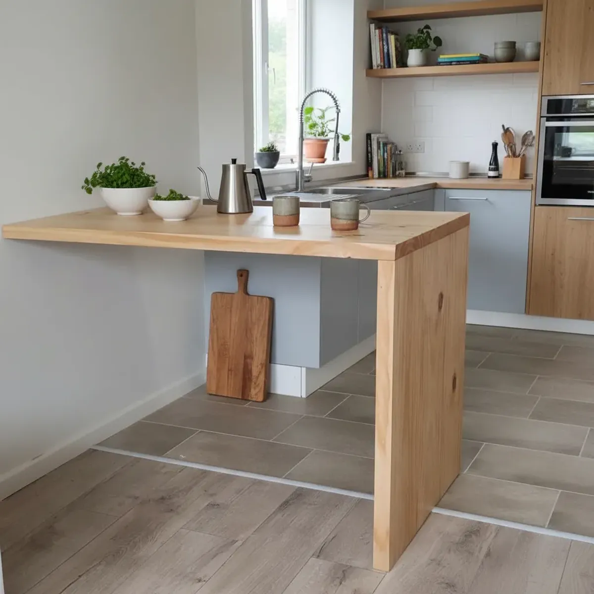 GENERICO - Barra Americana Para Cocina Barra Para Café Desayunador