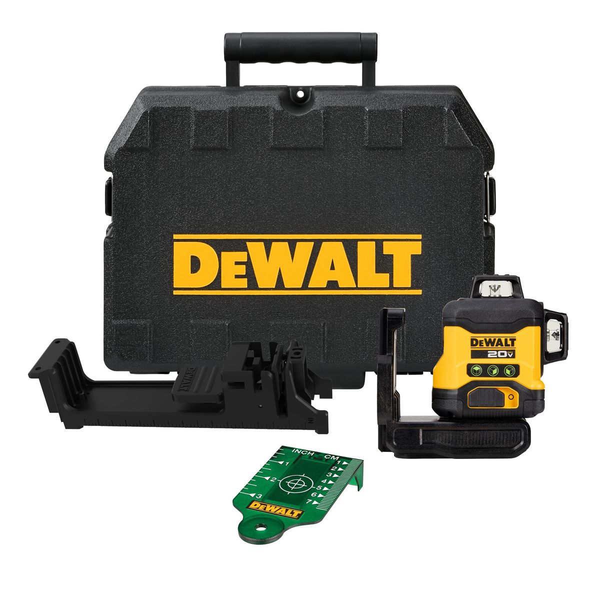 DEWALT - Nivel Láser Verde 12/20V 3 líneas cruzadas 360° DEWALT