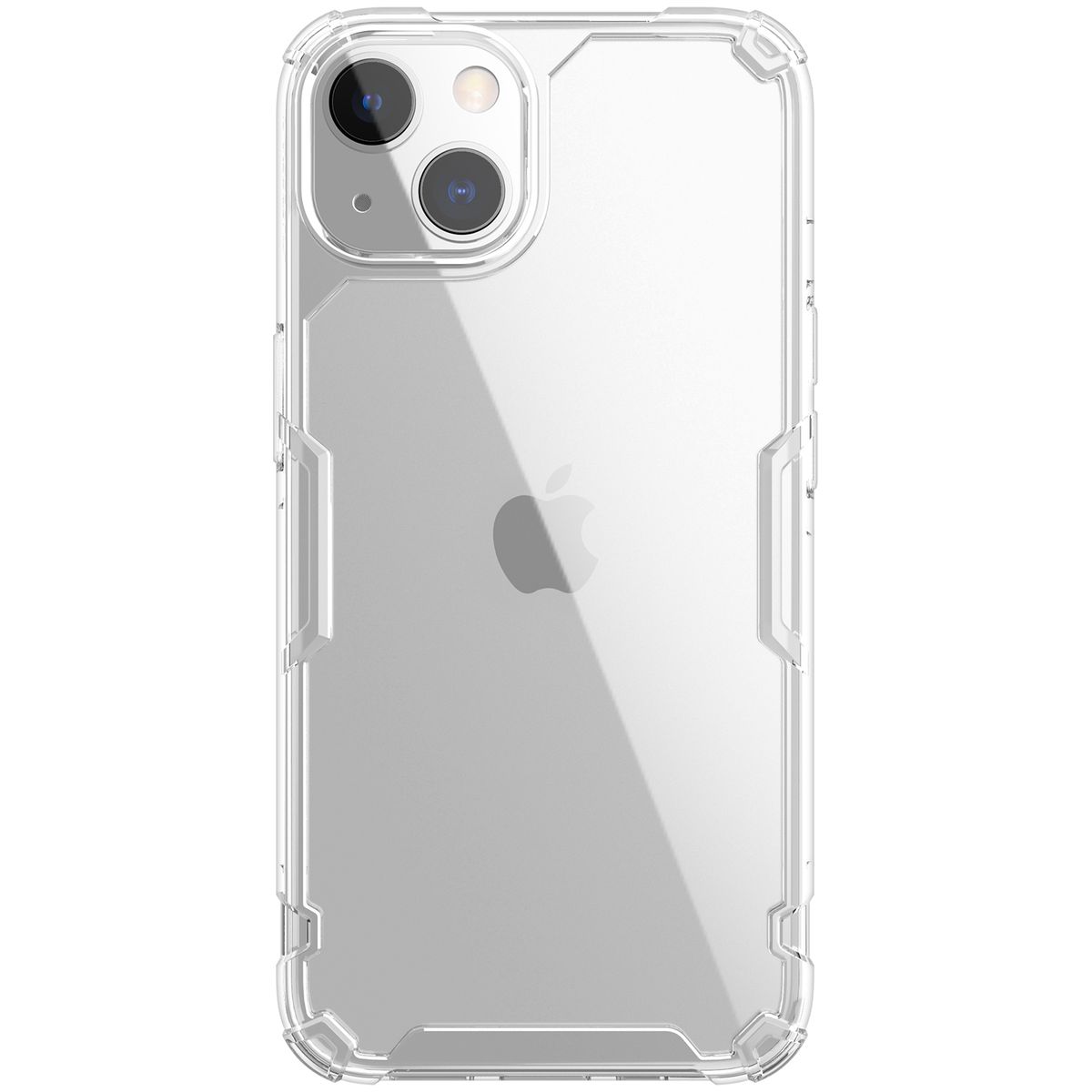 NILLKIN - Carcasa Para iPhone 13 Antigolpes Clear Reforzada+ Lámina