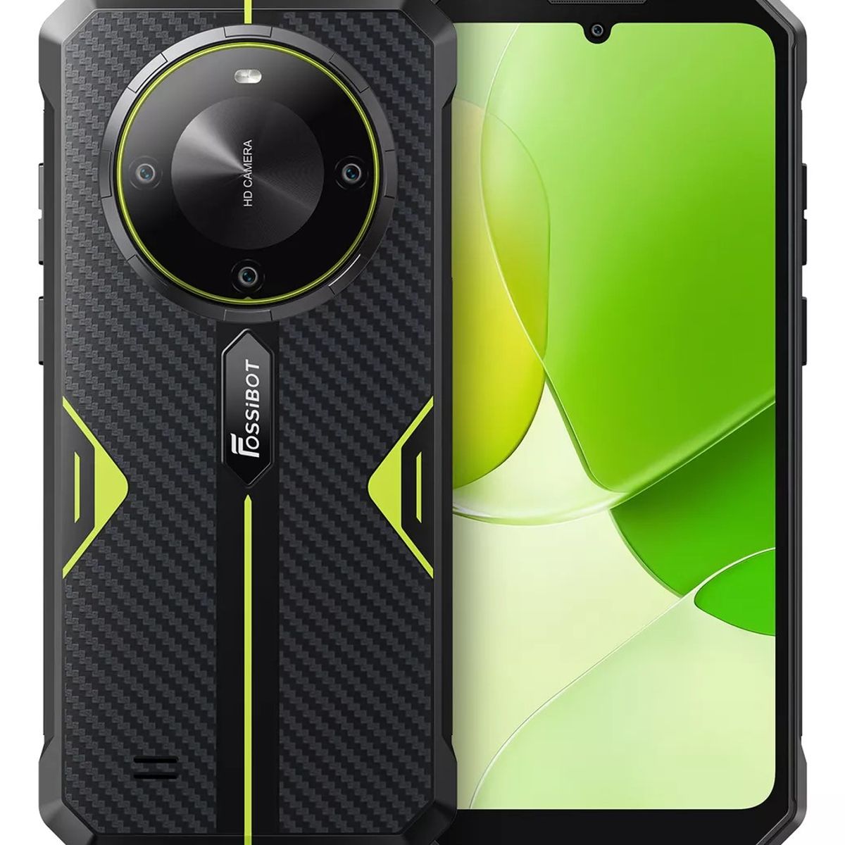 FOSSIBOT - Celular Fossibot F105 Dual Sim 64gb 4gb Ram 10300mah Verde