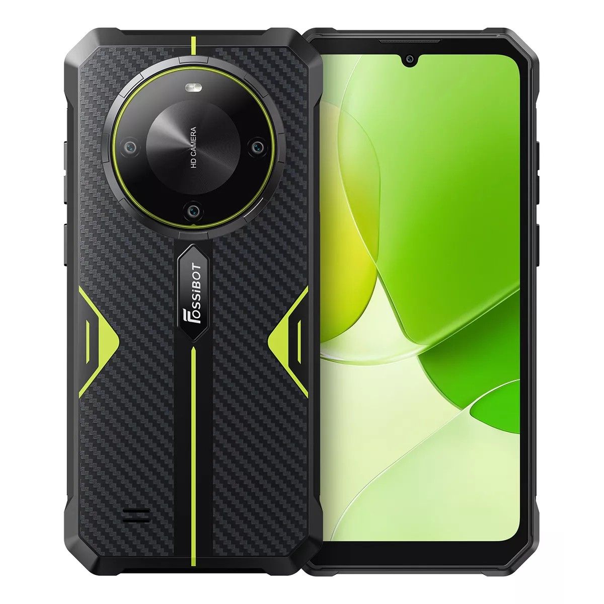 FOSSIBOT - Celular Fossibot F105 Dual Sim 64gb 4gb Ram 10300mah Verde