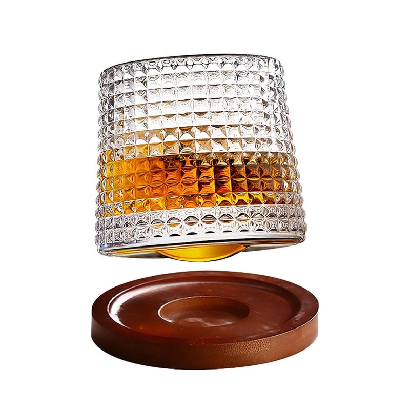 GENERICO - Vasos De Whisky De Cristal 160 Ml 360 Grados Vridbara
