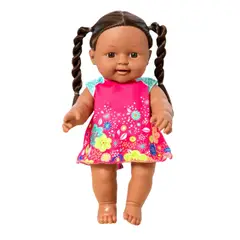 GENERICO - Muñeca Reborn 30cm Silicona con Cabello Suave Niña