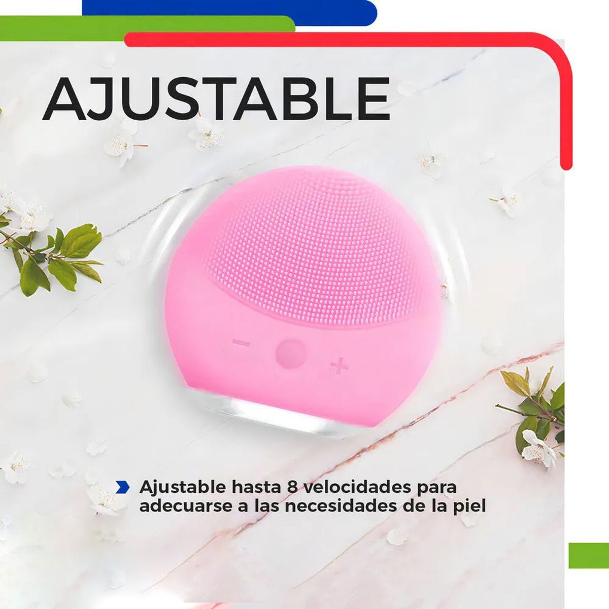 MOVI - Limpiador Facial De Silicona Eléctrico Recargable