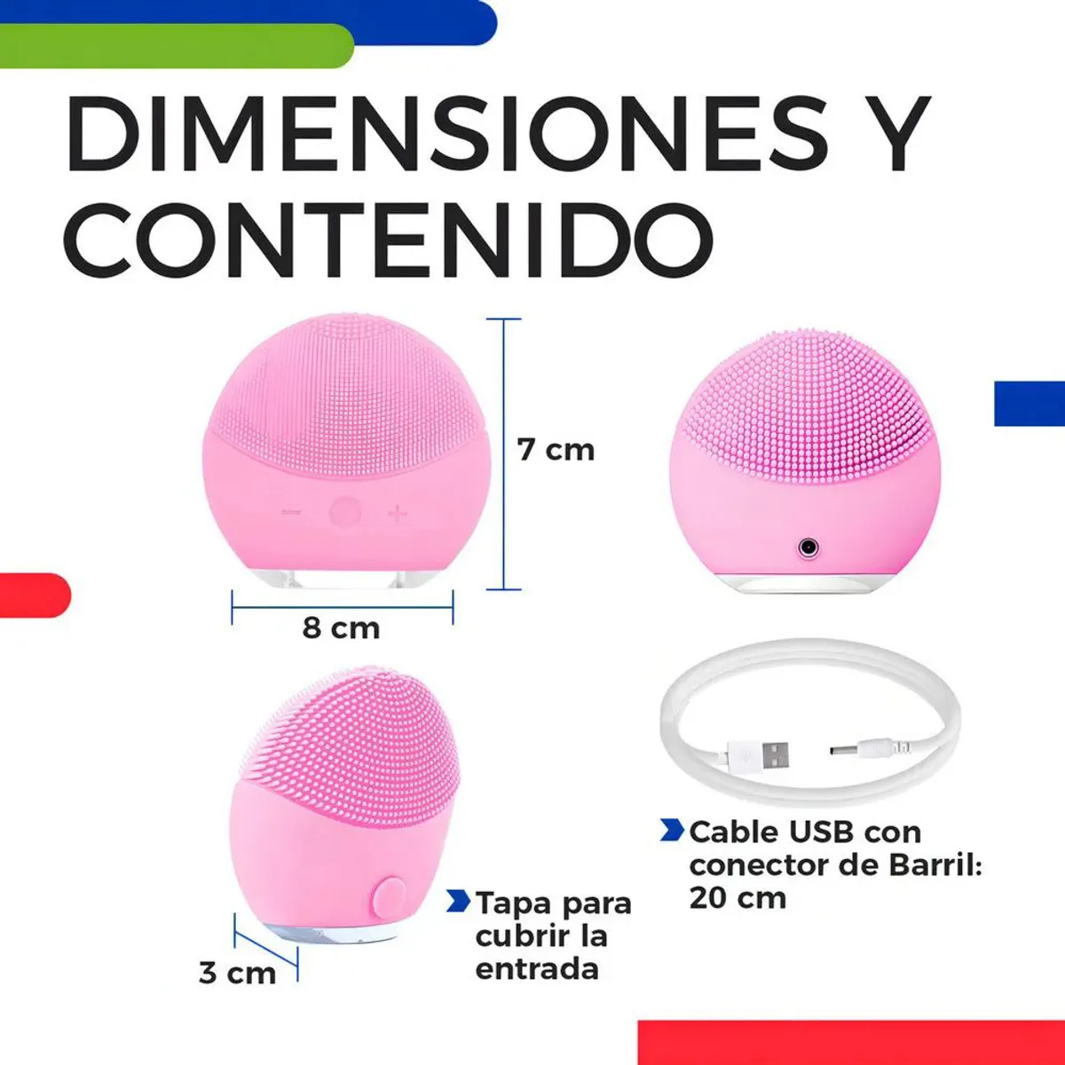 MOVI - Limpiador Facial De Silicona Eléctrico Recargable