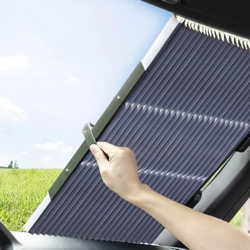 MOVI - PARASOL RETRÁCTIL PARA AUTOS Y CAMIONETAS XL