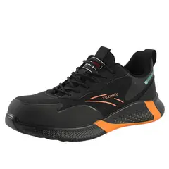 BLWOENS - Zapatos de trabajo de Seguridad para hombres - Negro
