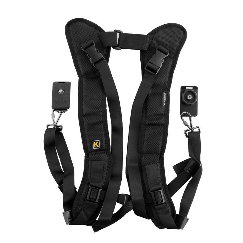 KUANGYE - Correa Hombro Doble Cámara Para Canon Nikon Sony Quick Strap