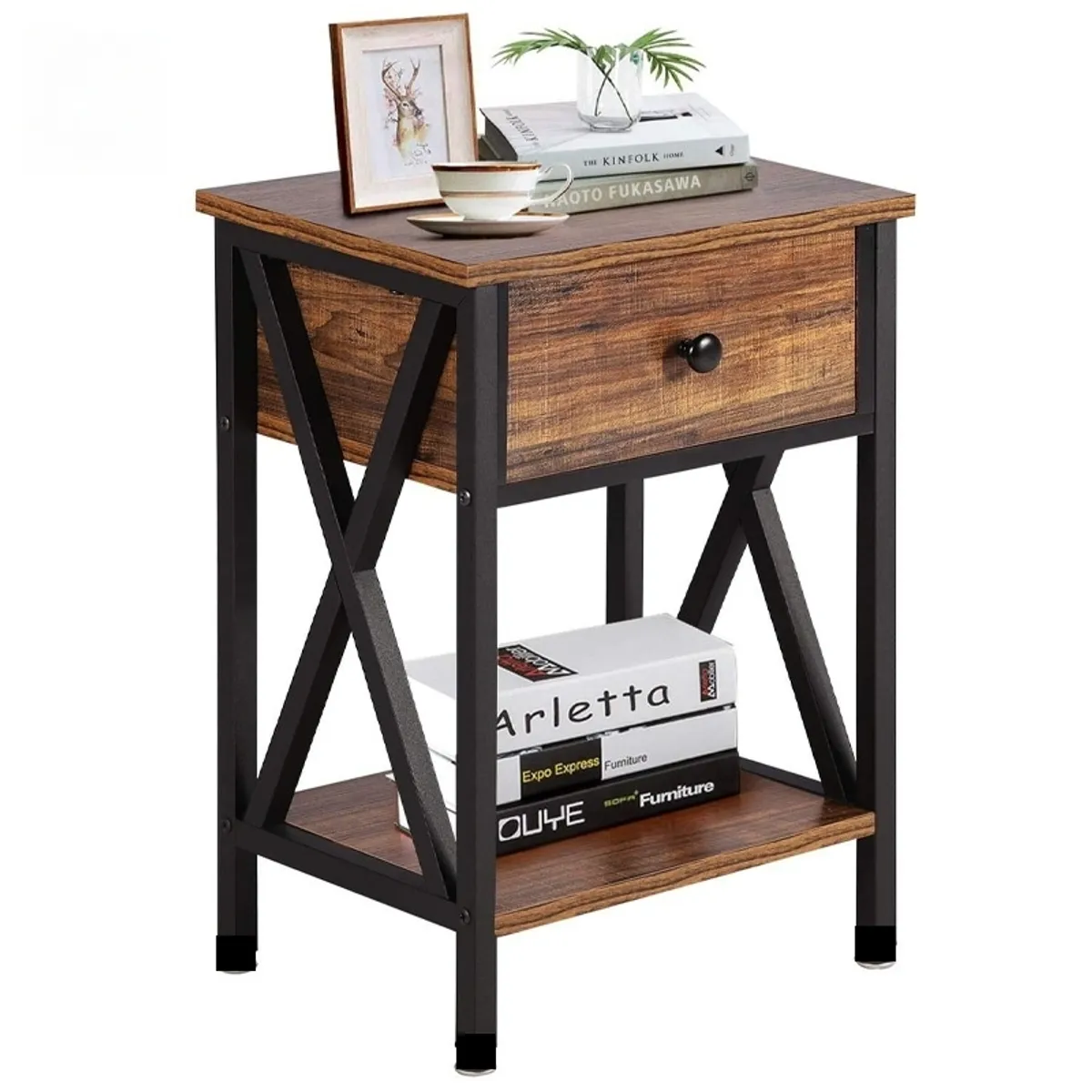 GENERICO - Velador Con Cajón 40x30x50